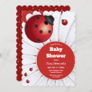 Recherche de red white baby shower invitations Coccinelle