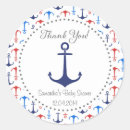 Recherche de ancres nautiques autocollants Bleu marine