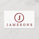 Recherche de or standard cartes visite Monogramme