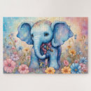 Suche nach niedlicher elefant puzzle Rosa
