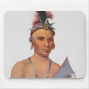 Recherche de chef indien tapis souris 19ème