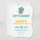 Suche nach baking einladungen Niedlich