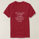 Recherche de compétence tshirts Profession