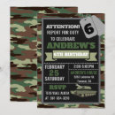 Suche nach camouflage einladungen Militärgeburt