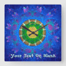 Recherche de années 1960 horloges Bleu