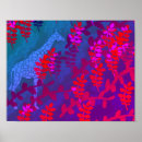 Recherche de girafe colorée posters Pour enfants