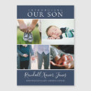 Recherche de birth rectangulaires magnets Bébé garçon