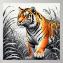 Recherche de dessin tigre posters Safari
