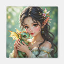 Recherche de elfe fille magnets Conte de fées