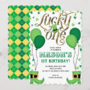 Recherche de st patricks 1ans anniversaire invitations Baby boy