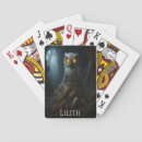 Recherche de clair lune de jeux de cartes Chouette