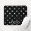 Recherche de avec des points tapis souris Blanc