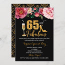 Recherche de 65 anniversaire invitations Élégant