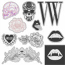 Recherche de dents vampire autocollants Lèvres