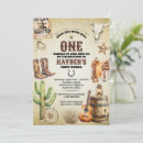 Recherche de wild west anniversaire invitations Fête du premier anniversaire