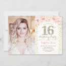 Recherche de floral 16ans anniversaire invitations Pour elle