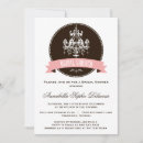 Recherche de nuptiales vintages douche invitations Élégant