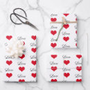 Recherche de coeur amour papier cadeau Chic