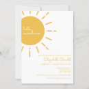 Recherche de bonjour baby invitations Jaune