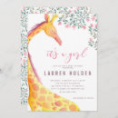 Suche nach rosa giraffe einladungen Babysprinkle