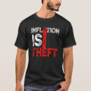 Recherche de inflation tshirts Argent