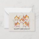 Recherche de poisson rouge anniversaire cartes Aquarelle