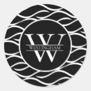 Recherche de motif vagues autocollants Abstrait