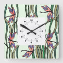 Recherche de feuille rouge horloges Vert