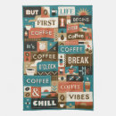 Recherche de café cuisine linges Motif