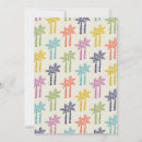 Recherche de motif palmier invitations Plage
