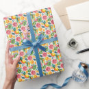 Recherche de motif kiwi papier cadeau Orange