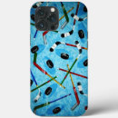 Recherche de hockey sur glace iphone coques Bleu