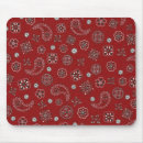 Recherche de bandana tapis souris Rouge