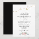 Recherche de black boho mariage invitations Aquarelle florale