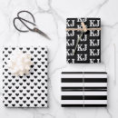 Recherche de graduation papier cadeau Noir et blanc