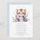 Recherche de tiger baby shower invitations Jungle