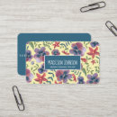 Recherche de fleurs bohème cartes visite Floral