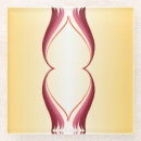 Recherche de flamme dessous de verres Moderne