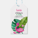 Recherche de flamingo étiquettes cadeau Tropical