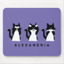Recherche de chatons blancs tapis souris Violet