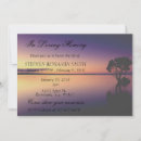 Recherche de sunset memorial invitations Célébration de la vie