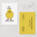 Recherche de poussins cartes visite Entreprise