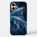 Recherche de poisson rouge iphone coques Bleu