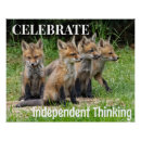 Recherche de renards posters Unique