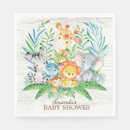 Recherche de safari baby shower serviettes Girafe