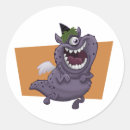 Suche nach lila monster aufkleber Lustig