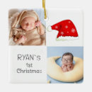 Recherche de santa ornements Flocons de neige