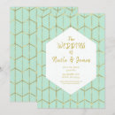 Recherche de hexagonal invitations Élégant