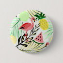 Recherche de rose de flamant badges Ananas