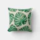 Recherche de feuille de monstera coussins Aquarelle